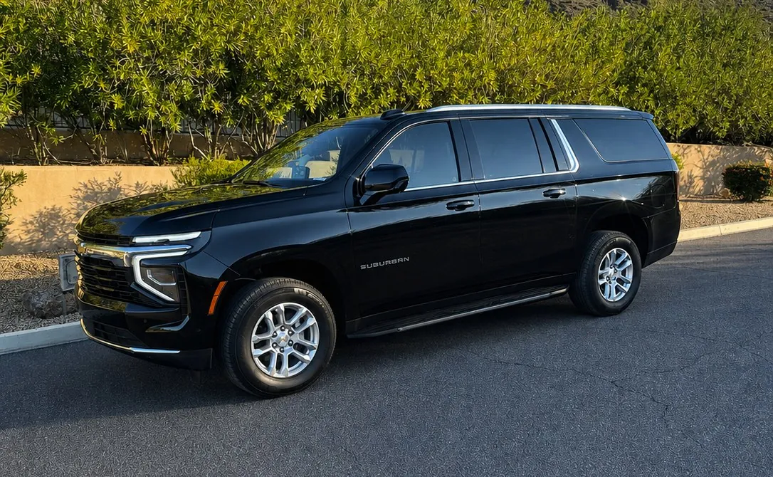 Shepherd Limousine black Chevrolet Suburban in Arizona