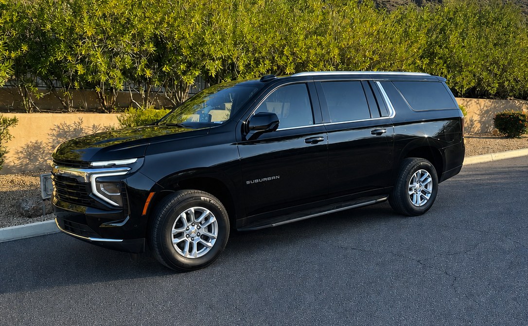 Black Chevrolet Suburban used by Shepherd Limousine
